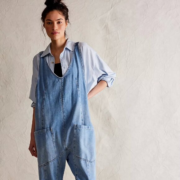 FREE PEOPLE || WE THE FREE HIGH ROLLER JUMPSUIT - Picture 4 of 4